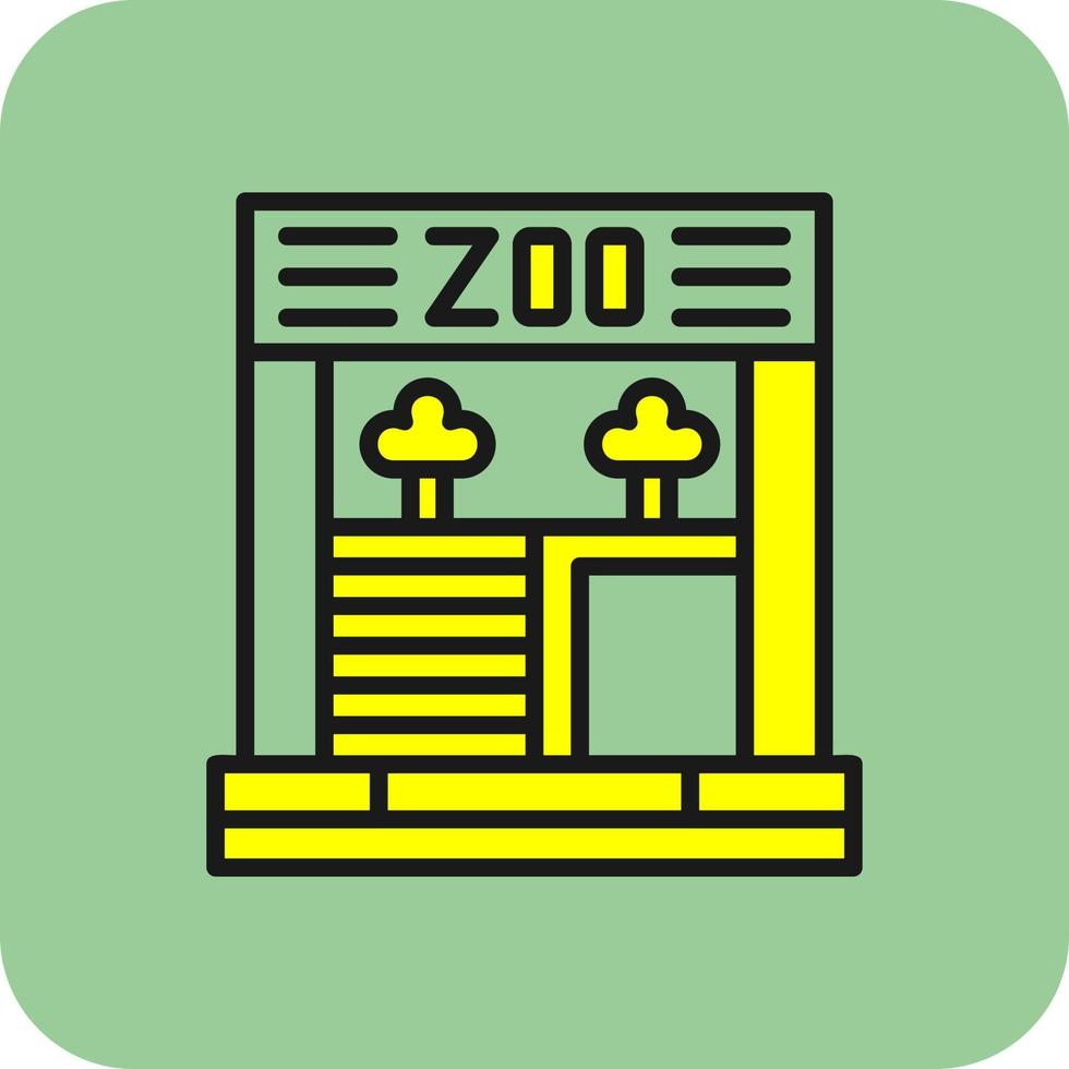 Zoo-Vektor-Icon-Design vektor