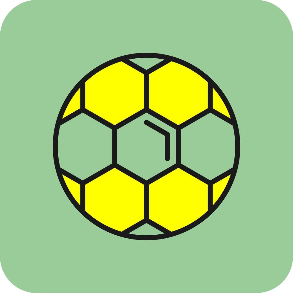 Fußball-Vektor-Icon-Design vektor