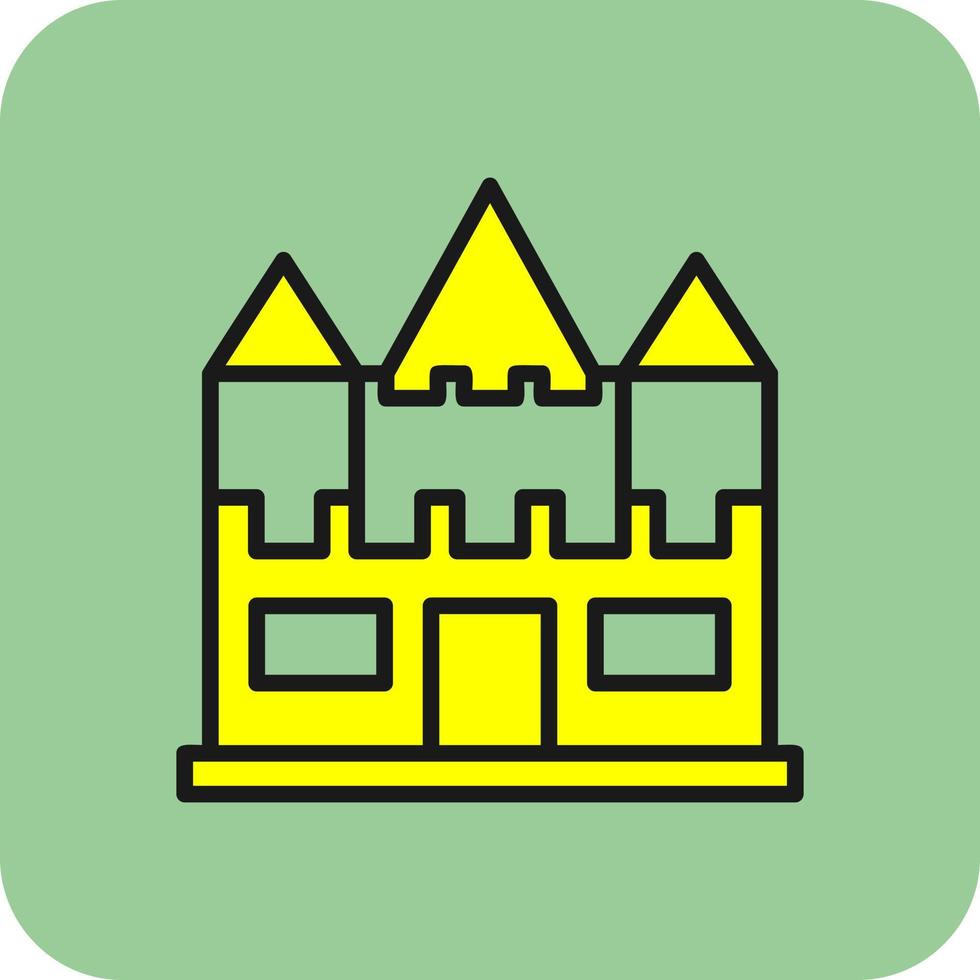 Schloss-Vektor-Icon-Design vektor