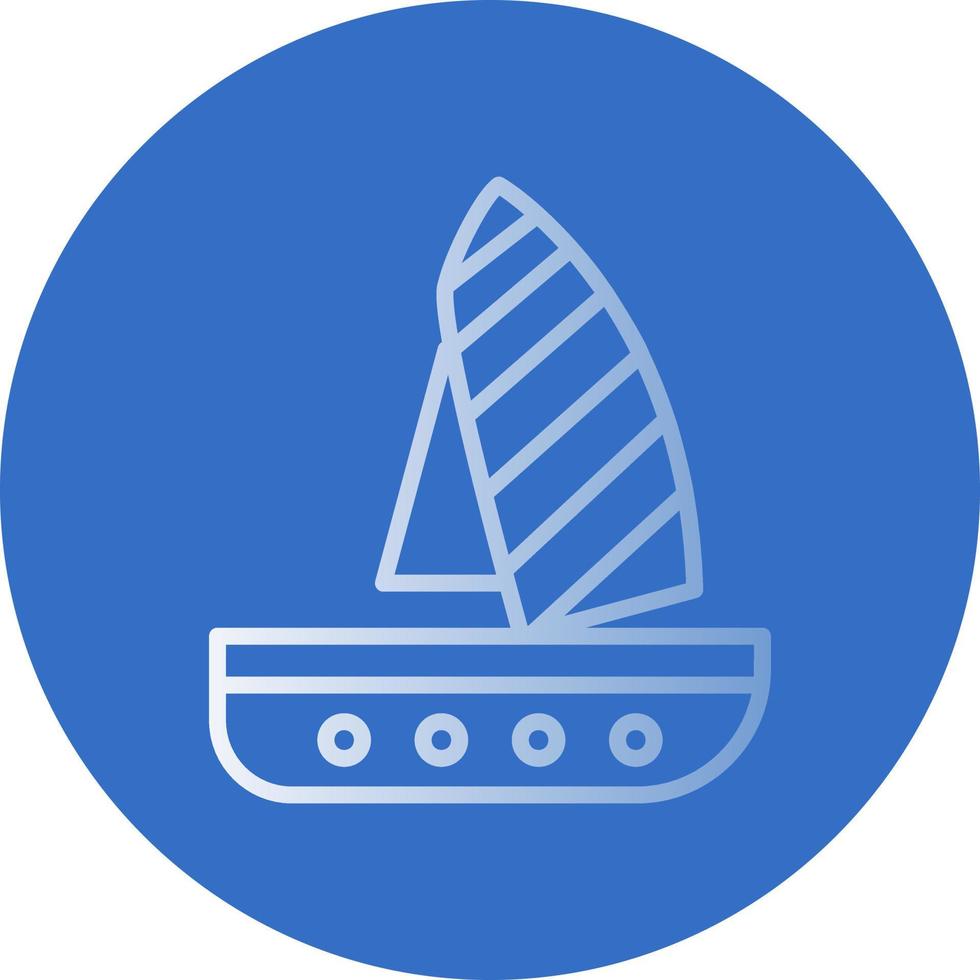 Windsurf-Vektor-Icon-Design vektor