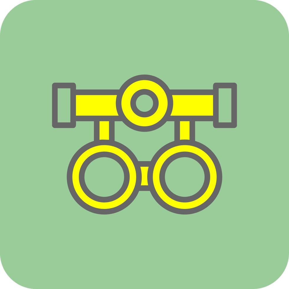 testning glasögon vektor ikon design