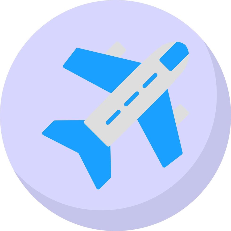 Flugzeug-Vektor-Icon-Design vektor