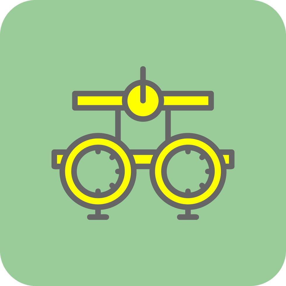 Optiker-Vektor-Icon-Design vektor