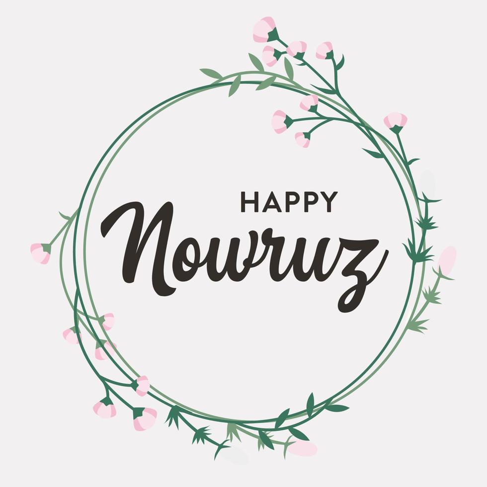 glücklich nowruz Vektor Illustration Hintergrund. Frühling Feier Vektor Design.