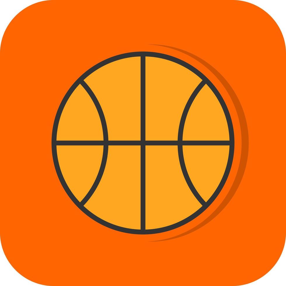 basketboll vektor ikon design