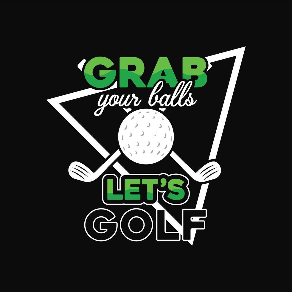 golf t-shirt design vektor