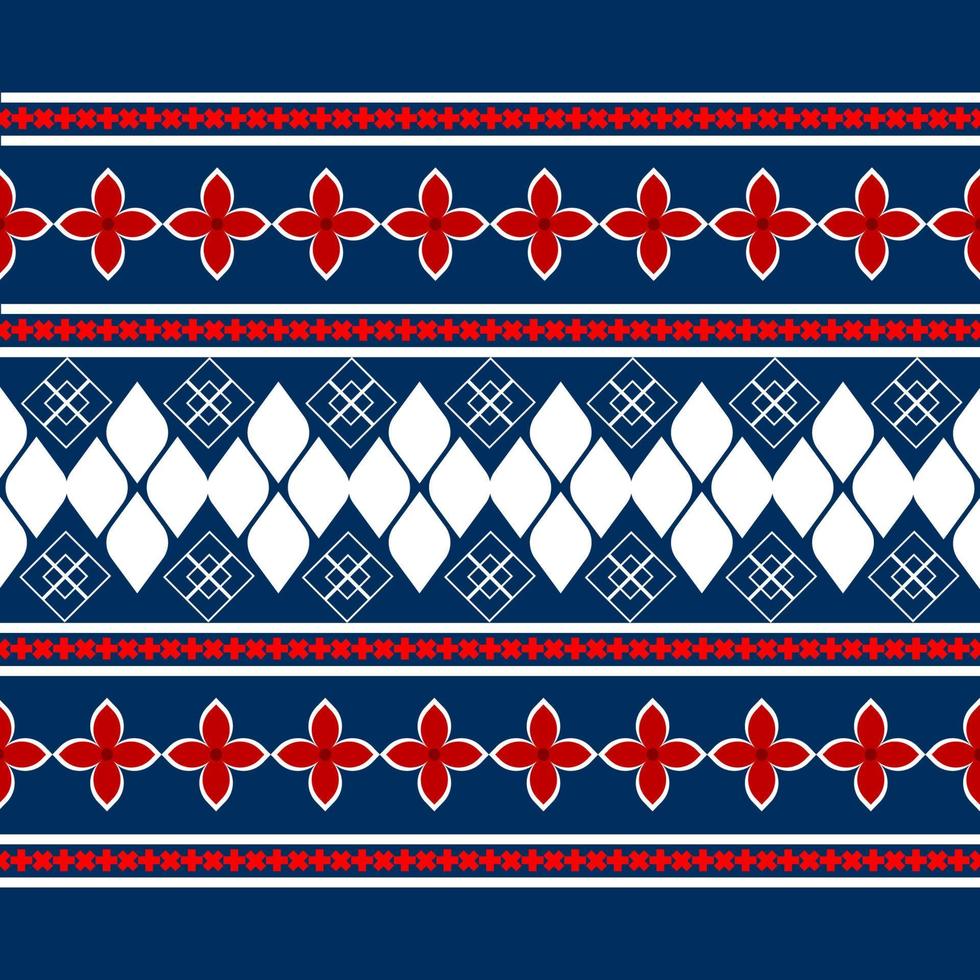 thai mönster tyg sömlös tyg mönster bakgrund tapet scarf bordsduk ridå kaklade mönster Färg ringa för skriva ut vektor
