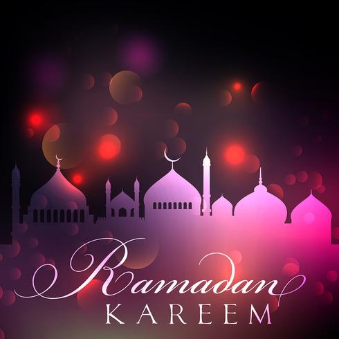 Abstrakt Ramadan bakgrund vektor