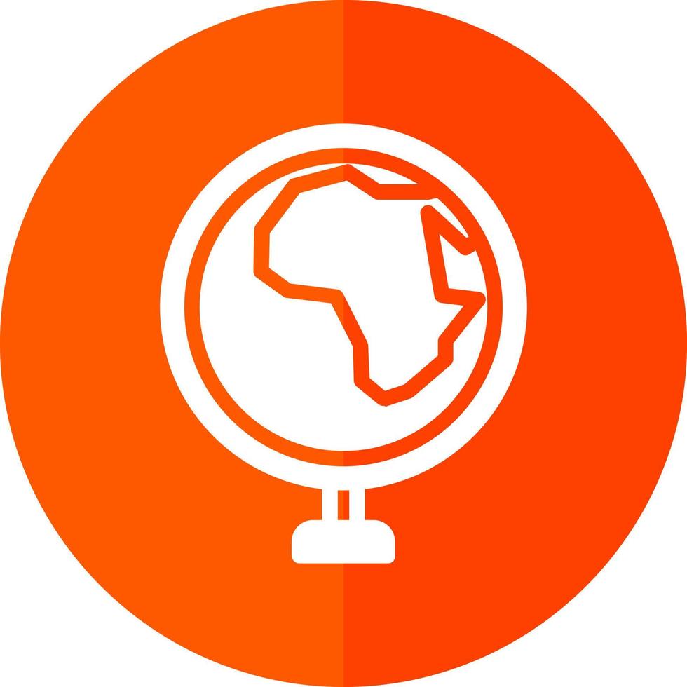 Globus Afrika Vektor Icon Design