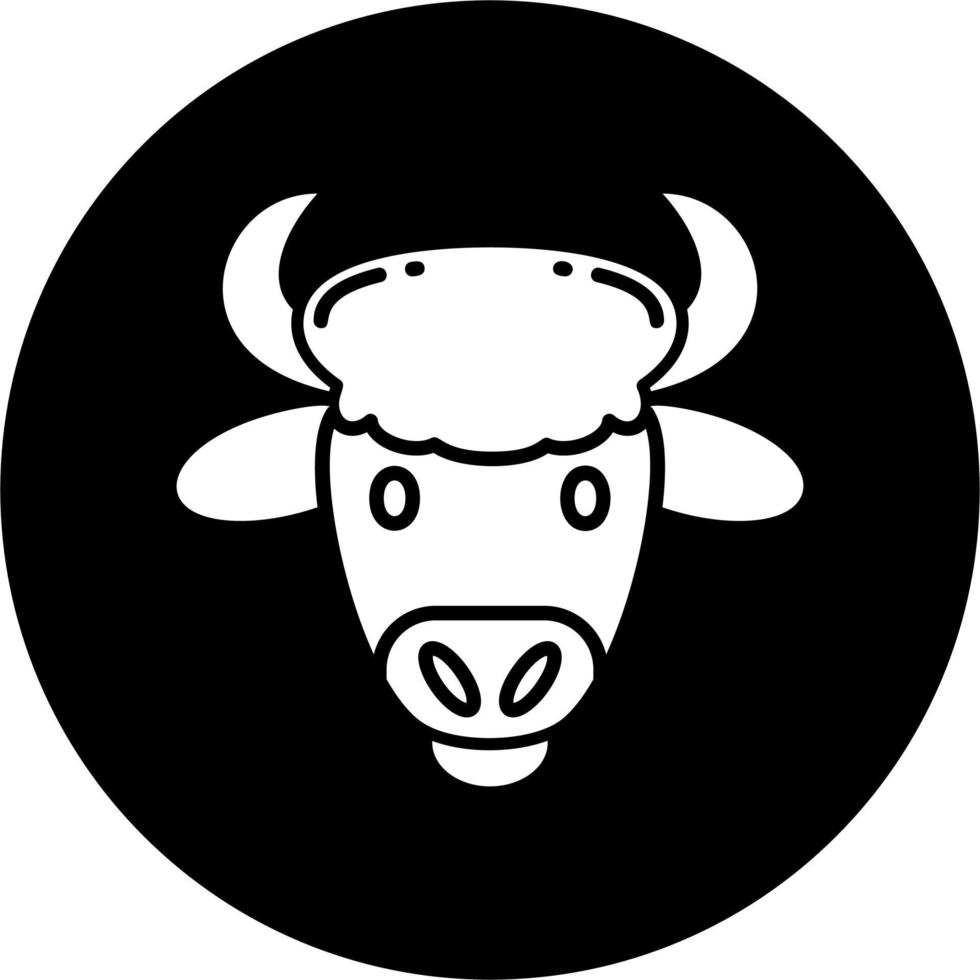 Bison-Vektor-Symbol vektor