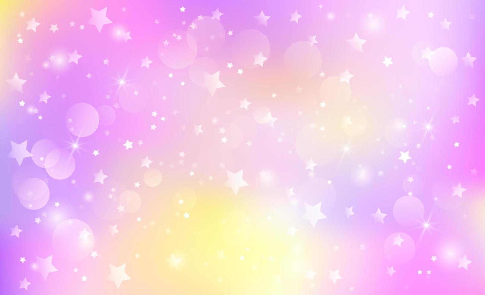 Magie Rosa Hintergrund im funkelnd Sterne. vektor