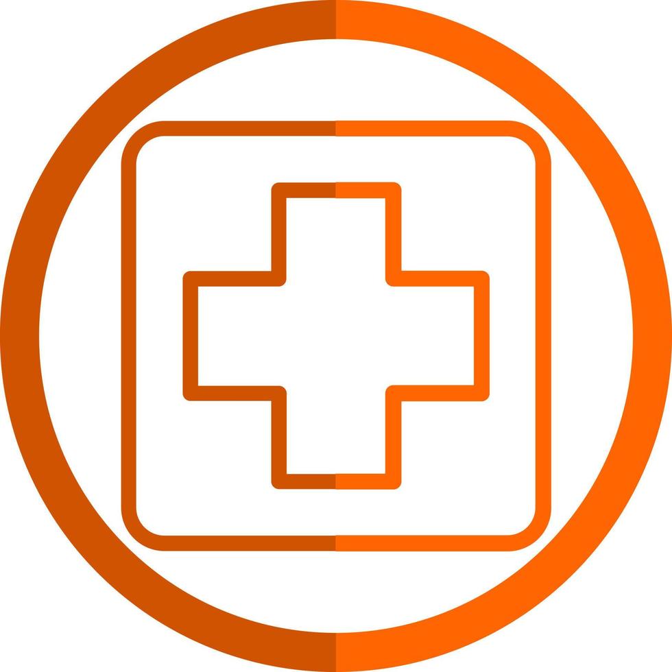 sjukhus symbol vektor ikon design