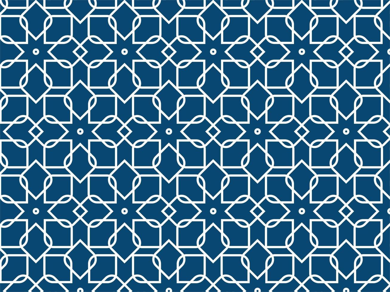 Vektor Illustration von eben Zier Arabisch Muster. geeignet zum Verpackung, Hintergrund. Stoff, Banner, usw