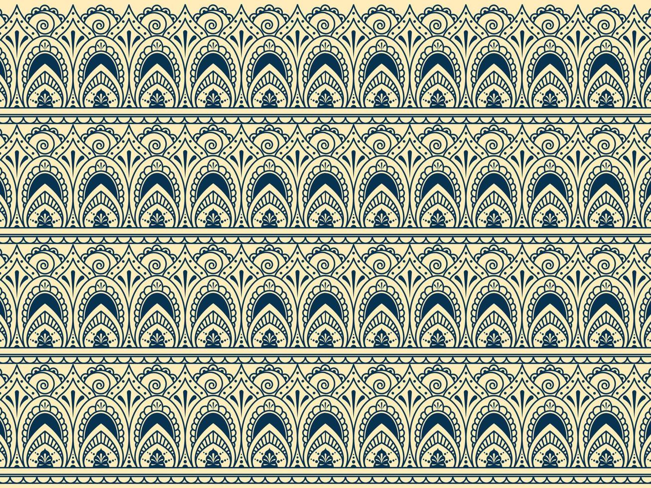 Vektor Illustration von eben Zier Arabisch Muster. geeignet zum Verpackung, Hintergrund. Stoff, Banner, usw