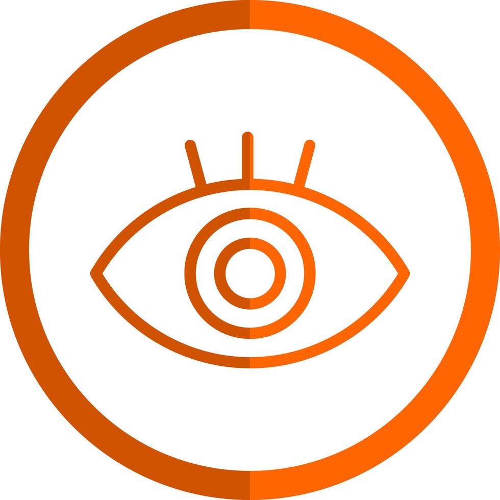 Auge-Vektor-Icon-Design vektor