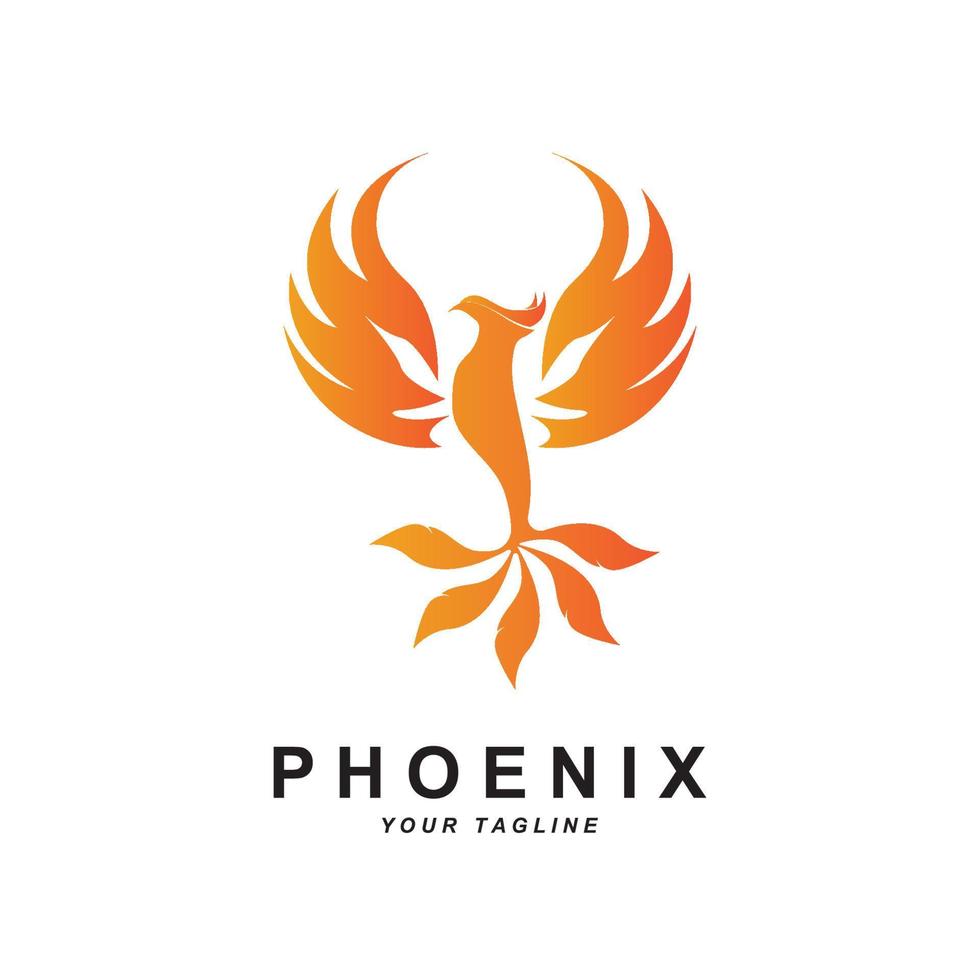 Phönix Logo Symbol, Vektor Illustration, Vorlage Design, Marke Unternehmen