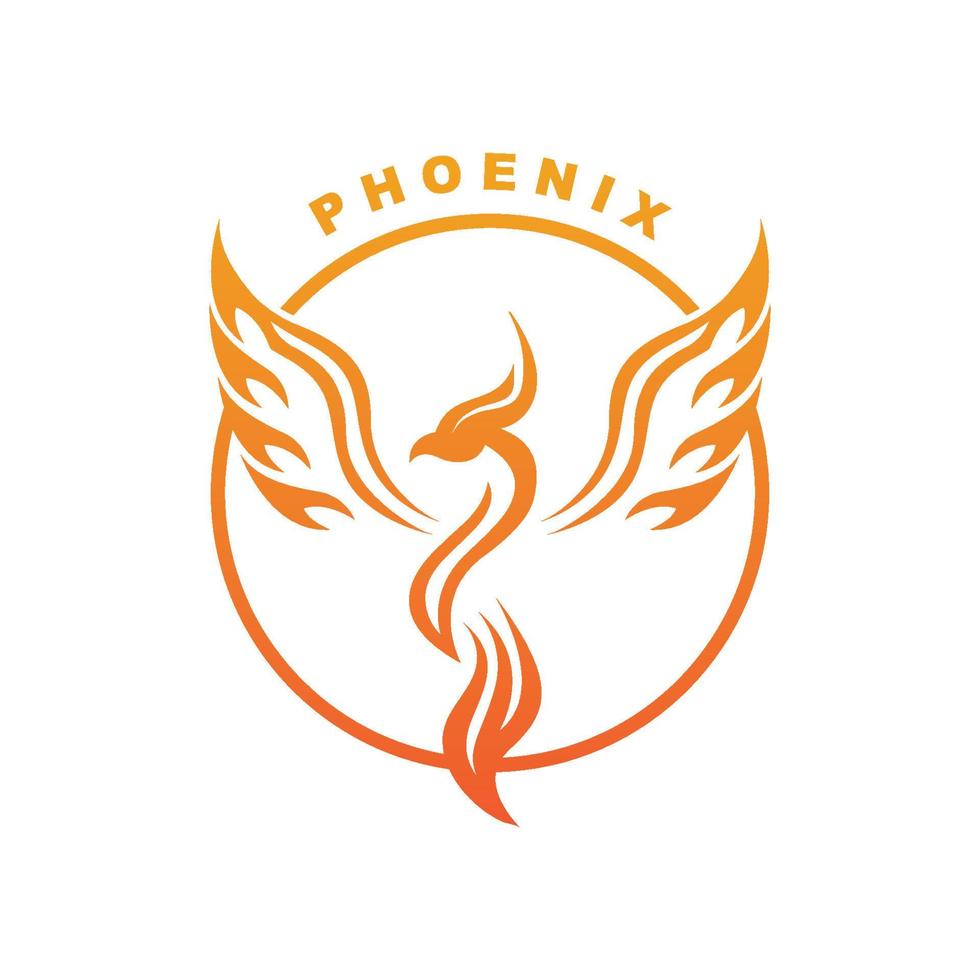 Phönix Logo Symbol, Vektor Illustration, Vorlage Design, Marke Unternehmen