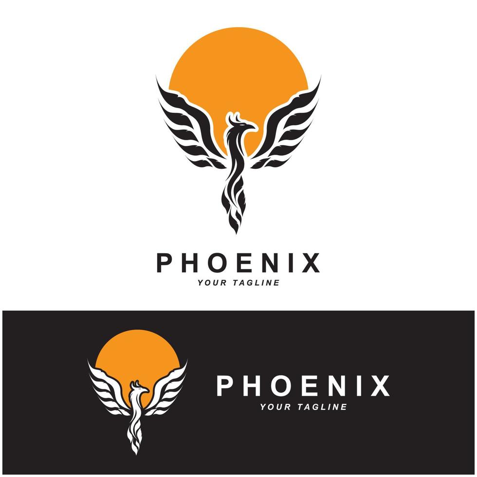 Phönix Logo Symbol, Vektor Illustration, Vorlage Design, Marke Unternehmen