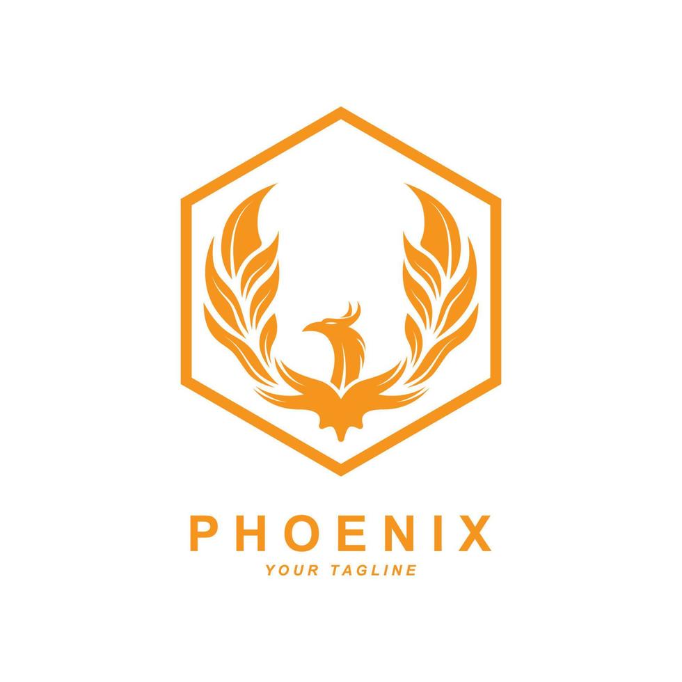 Phönix Logo Symbol, Vektor Illustration, Vorlage Design, Marke Unternehmen