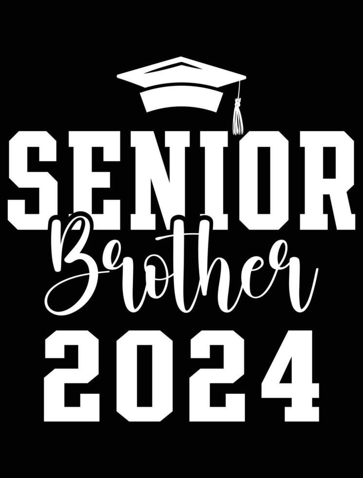 Senior Bruder 2024. vektor