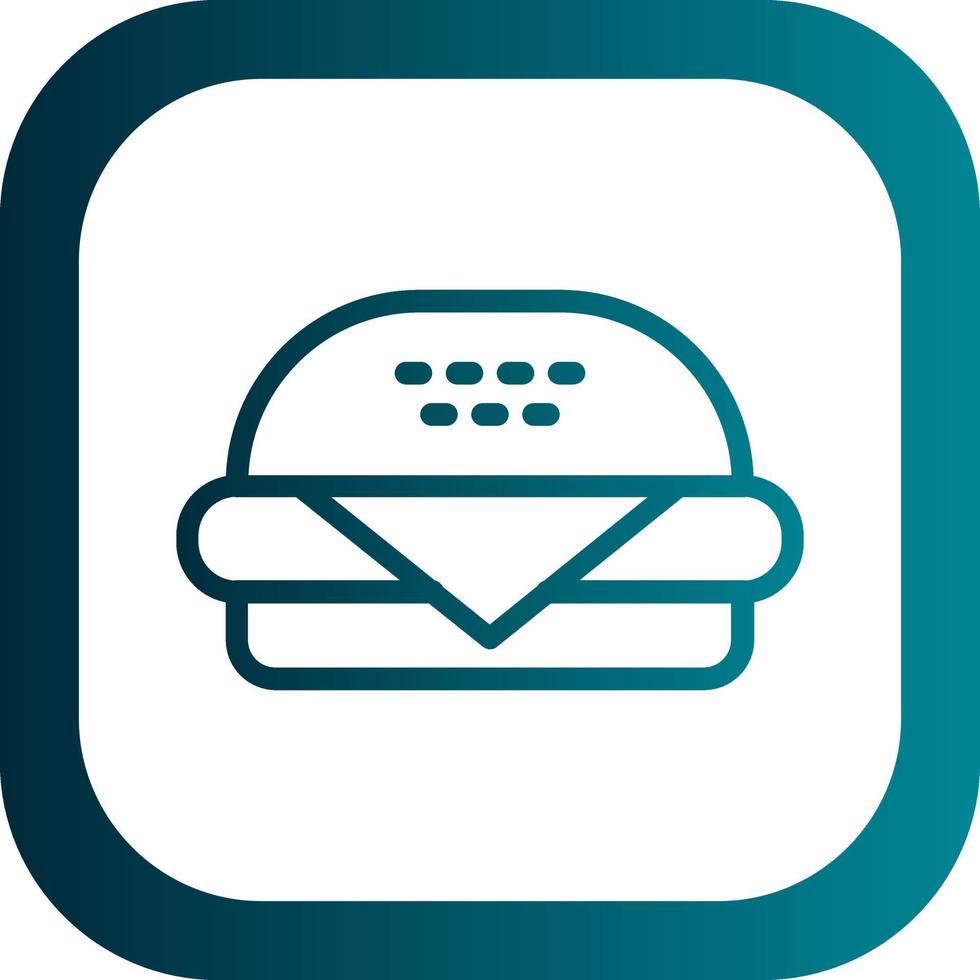 Hamburger-Vektor-Icon-Design vektor