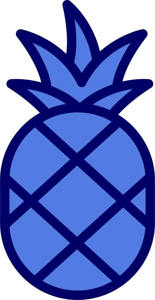 Ananas-Vektor-Symbol vektor