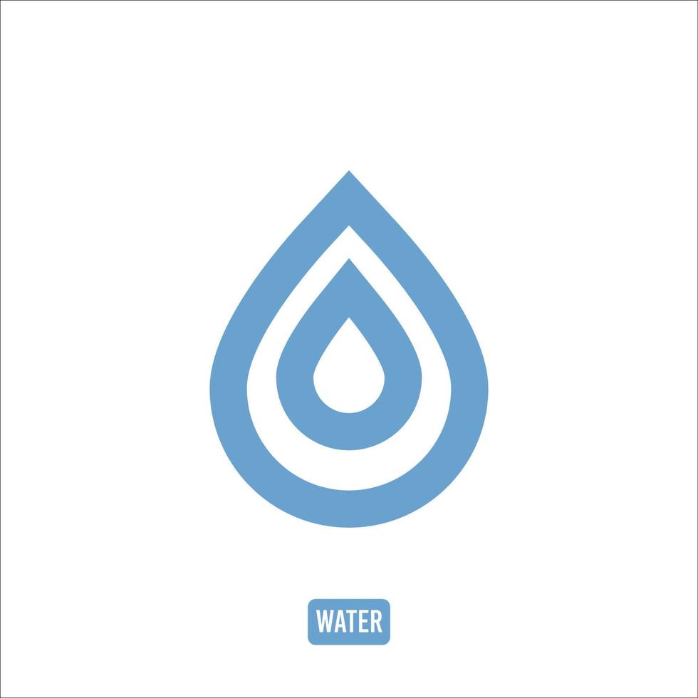 Wasser Symbol Logo Vektor