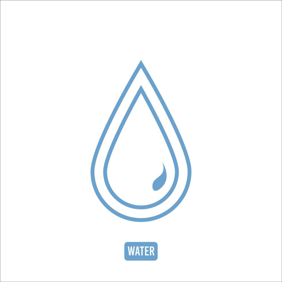 Wasser Symbol Logo Vektor