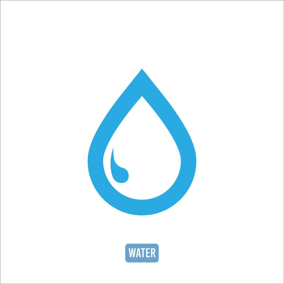 Wasser Symbol Logo Vektor