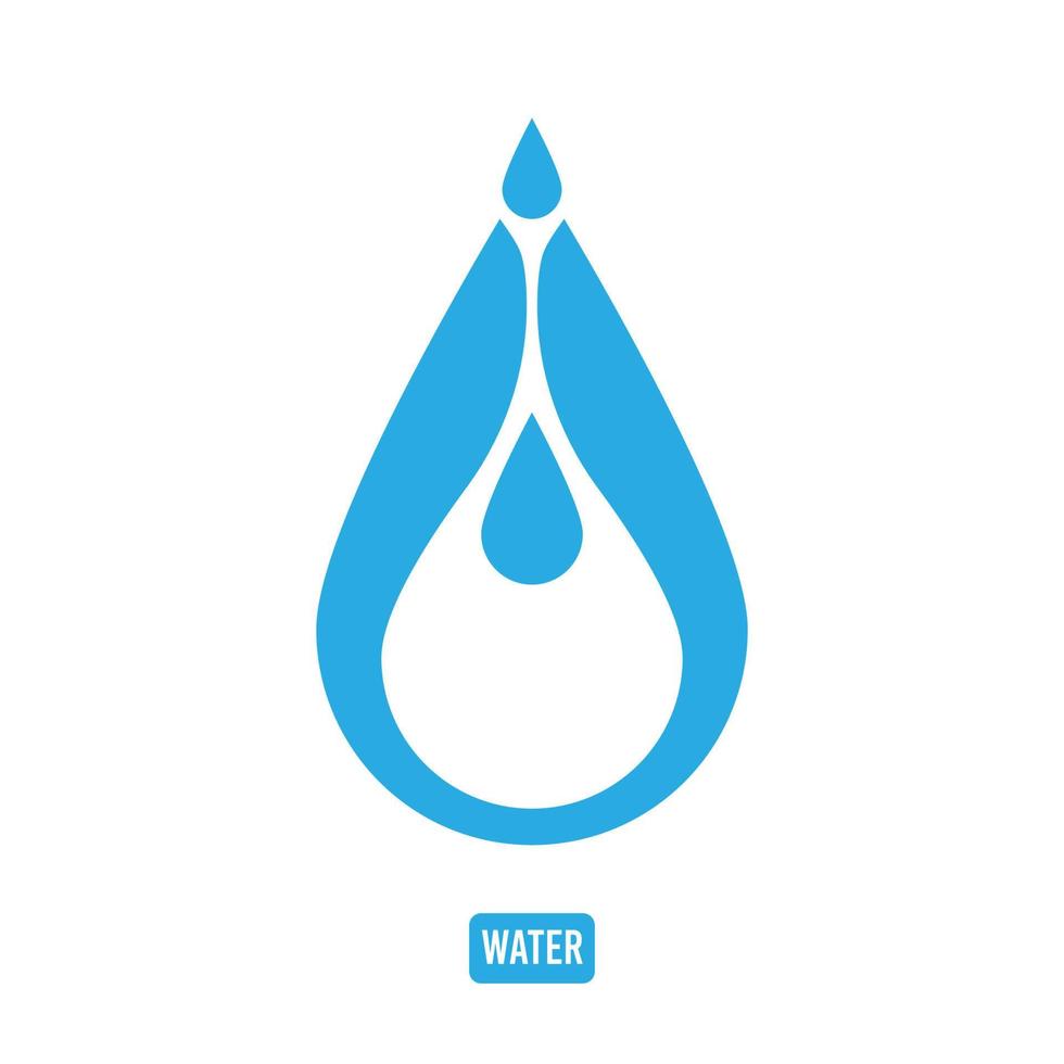 Wasser Symbol Logo Vektor