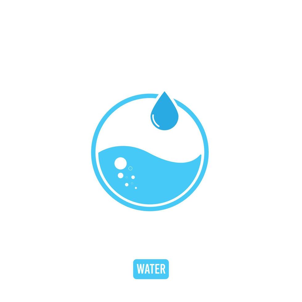 Wasser Symbol Logo Vektor