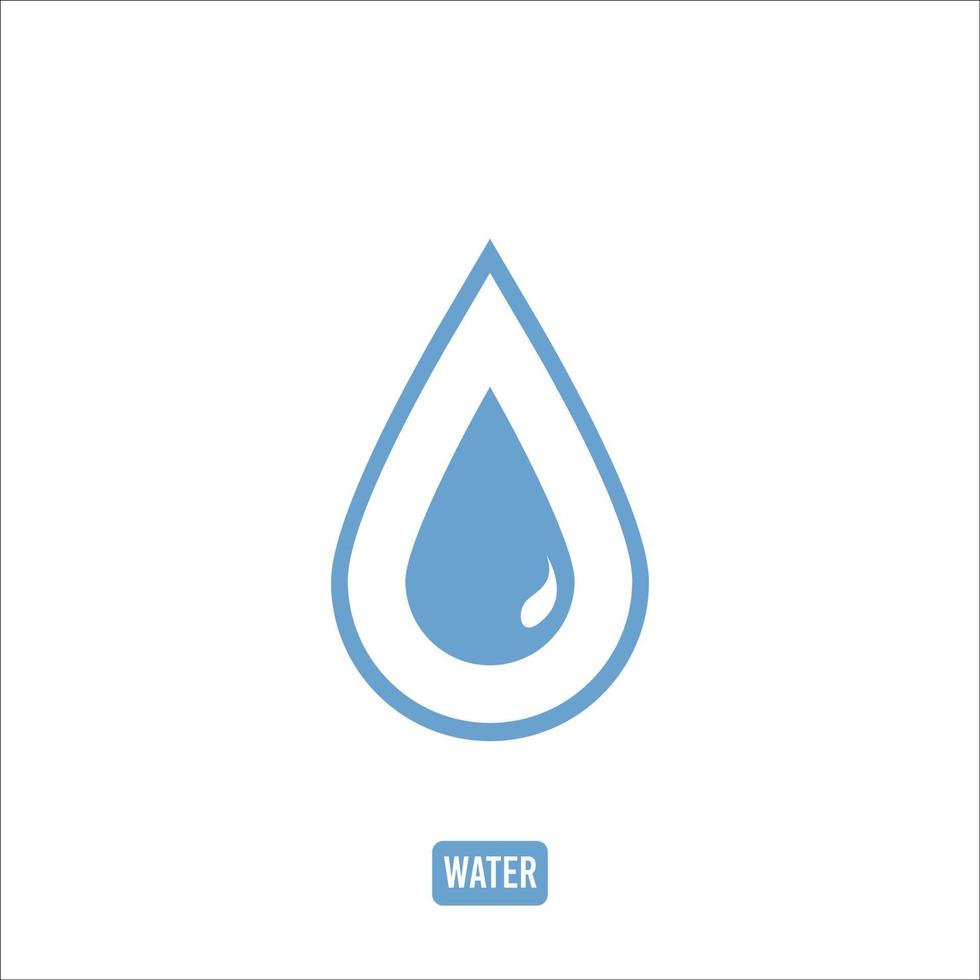 Wasser Symbol Logo Vektor