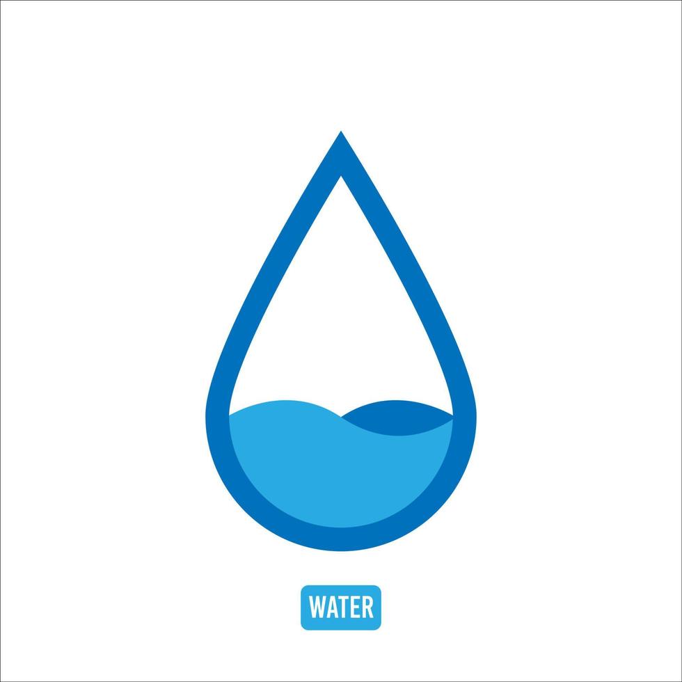 Wasser Symbol Logo Vektor