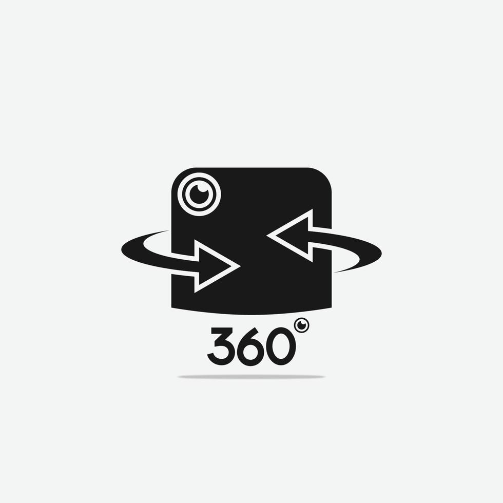 360 Nocken Symbol Vektor