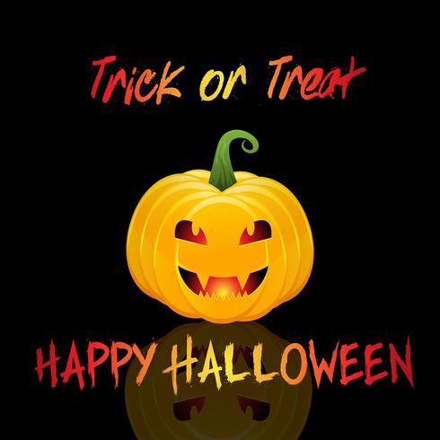 Halloween trick eller behandla bakgrund vektor