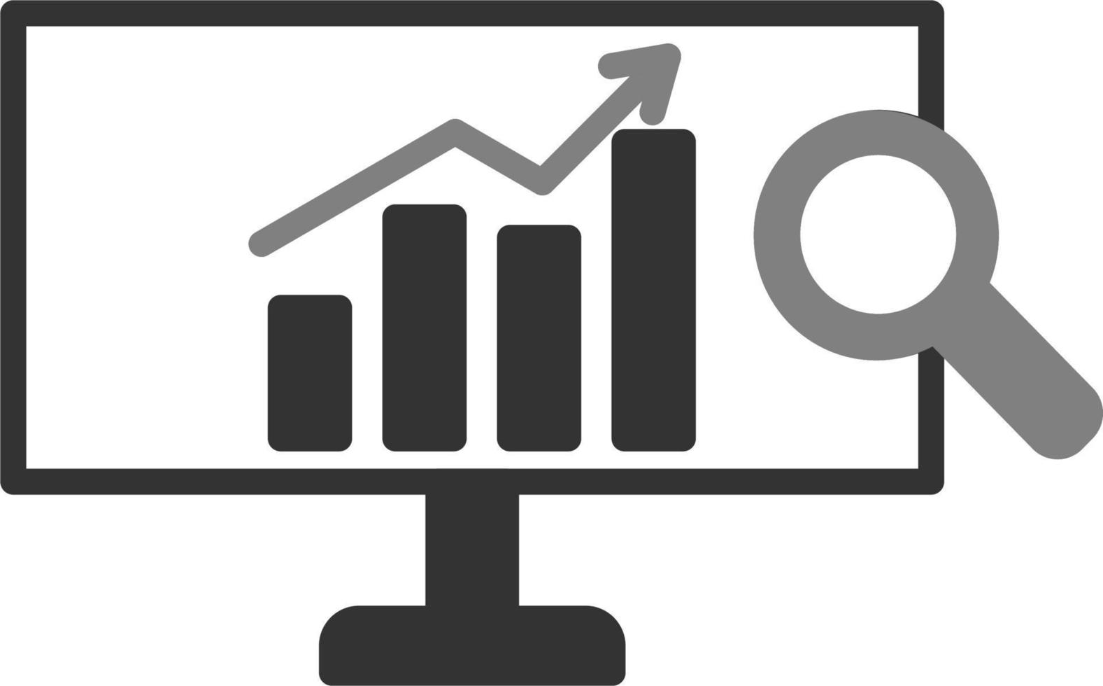 Vektorsymbol für Datenforschung vektor