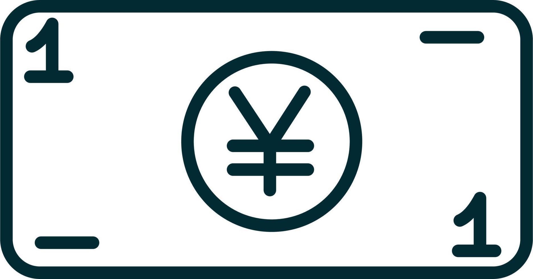 Yen-Vektor-Symbol vektor