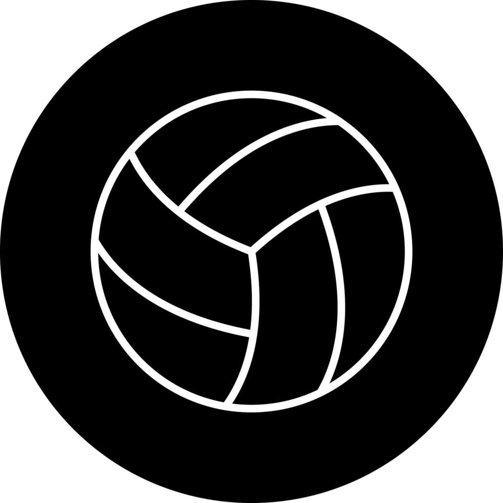 Volleyball-Vektor-Symbol vektor