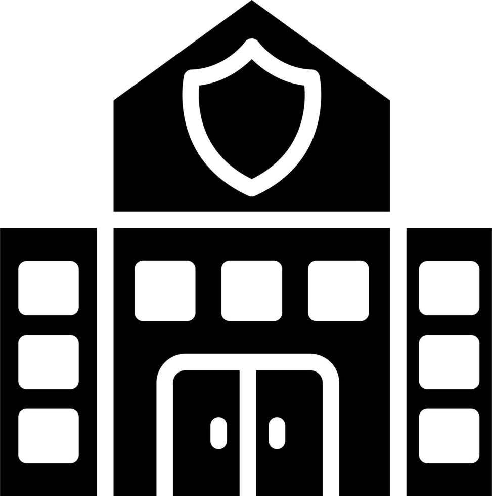 Sicherheit Campus Vektor Symbol