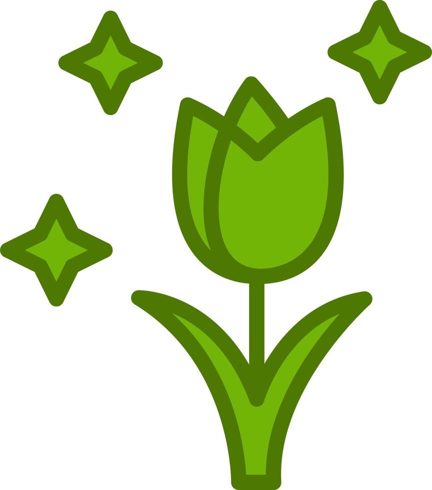 Symbol für Tulpenvektor vektor