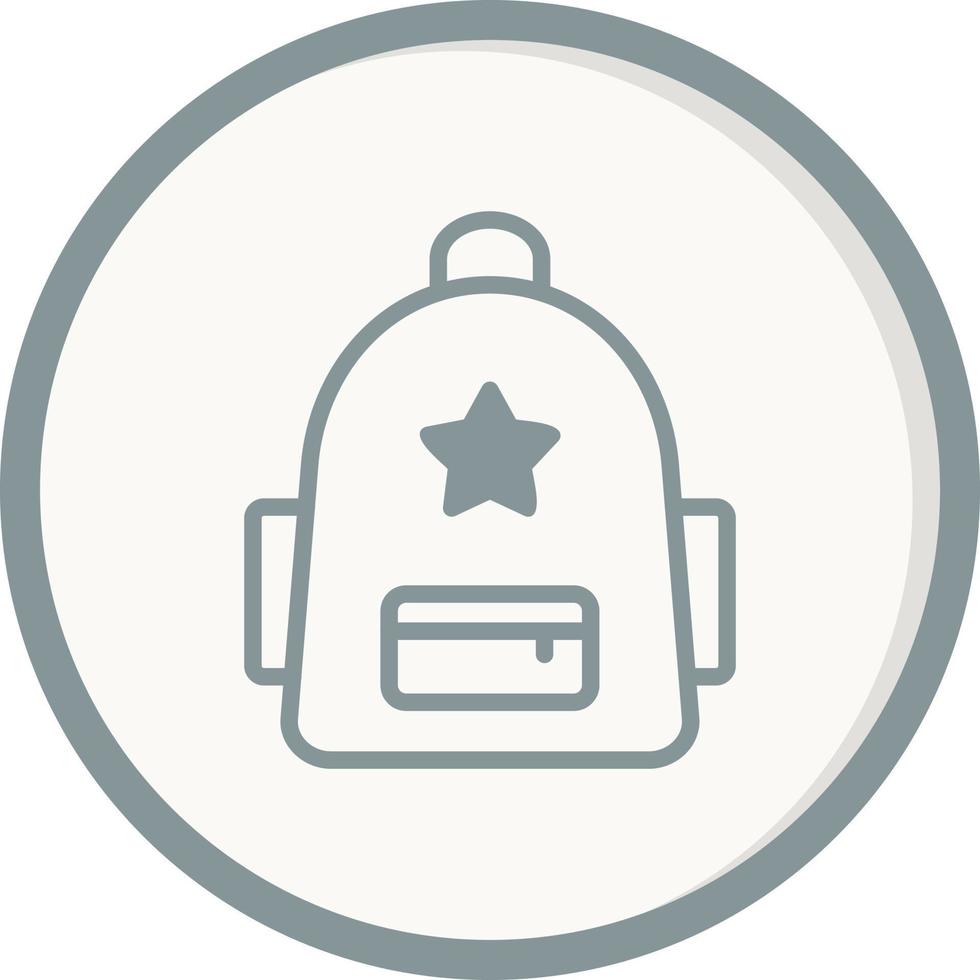 Schule Rucksack Vektor Symbol