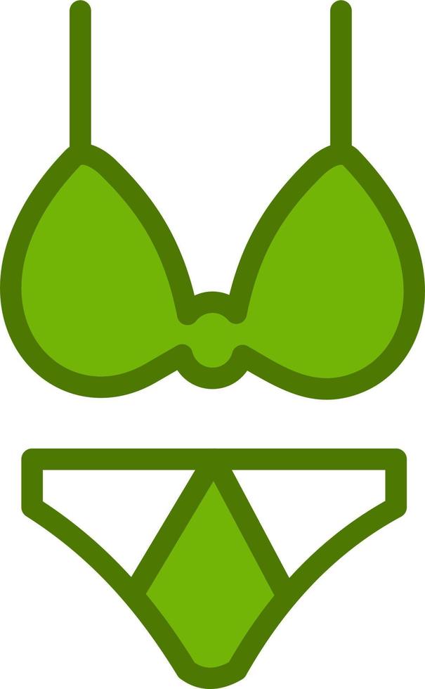 Bikini-Vektor-Symbol vektor