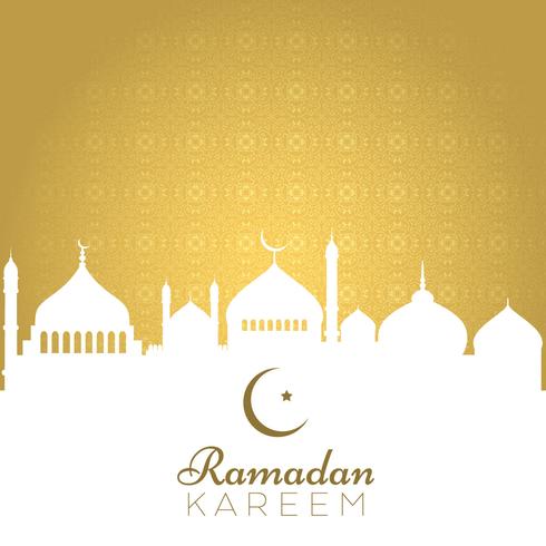 Dekorativ Ramadan bakgrund vektor