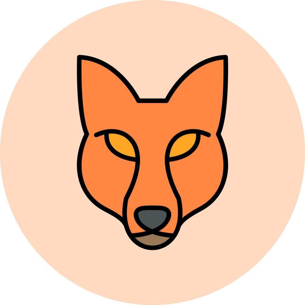 Fuchs-Vektor-Symbol vektor