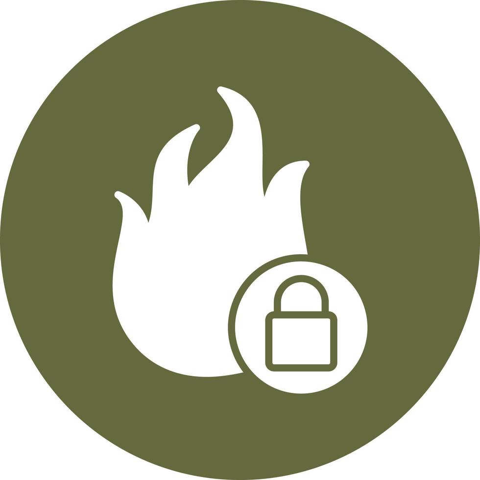 Firewall-Vektor-Symbol vektor