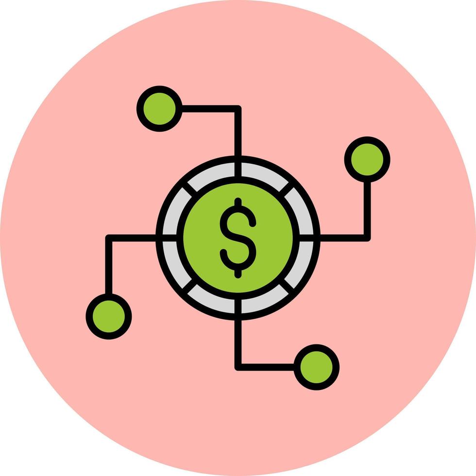 Dollar-Vektor-Symbol vektor