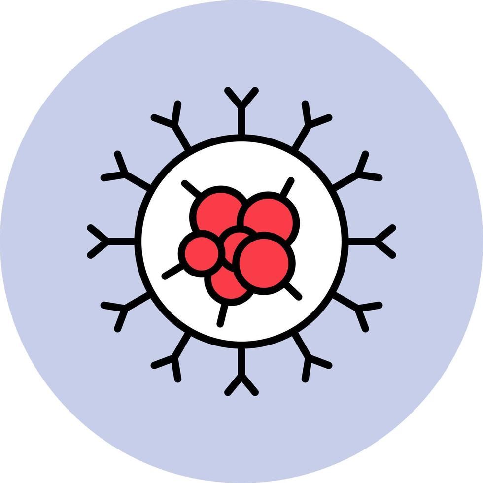 Krebs Zelle Vektor Symbol