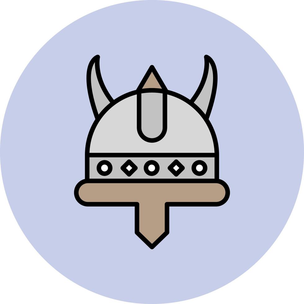 viking hjälm vektor ikon