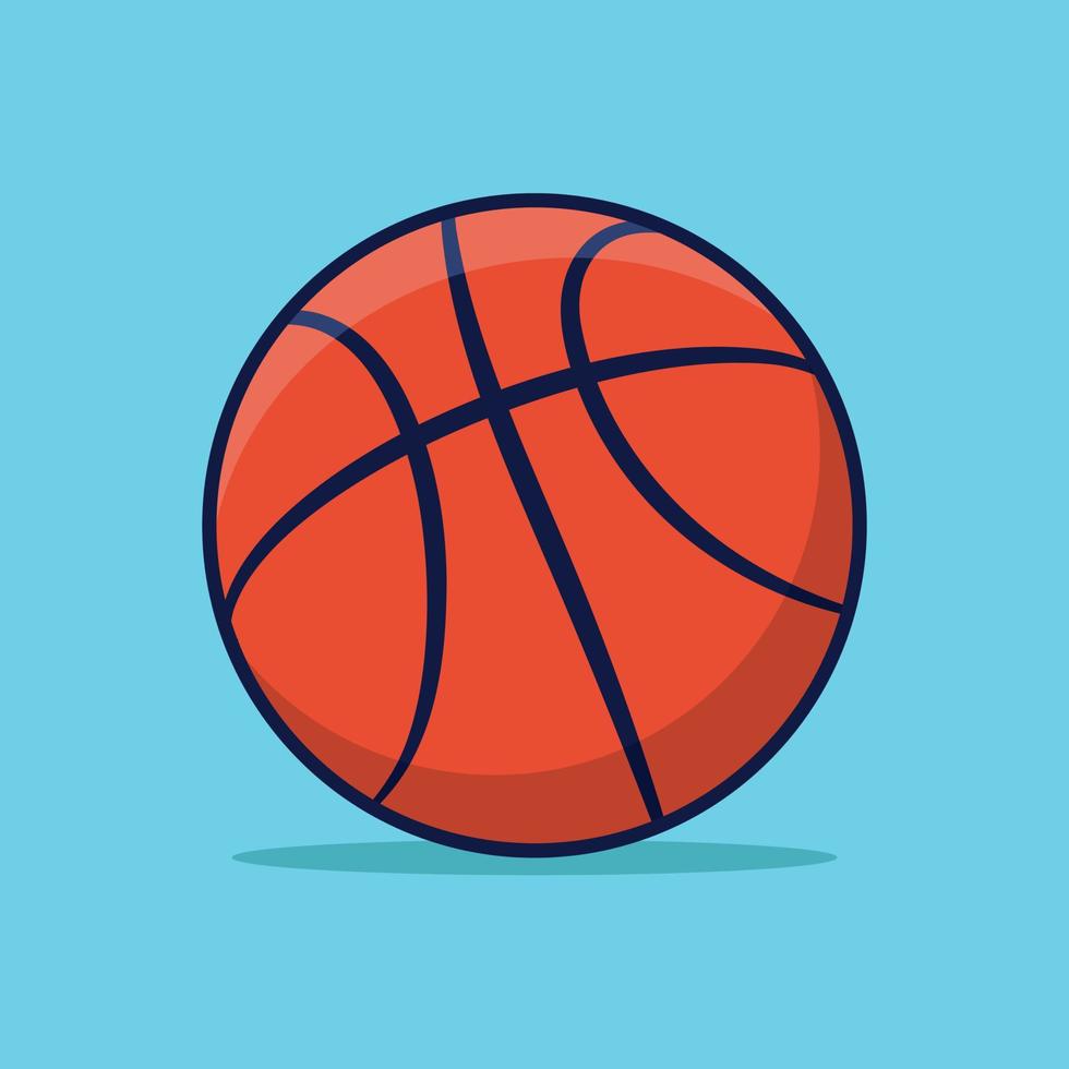 Basketball Ball Illustration, Basketball Ball Vektor, Ball Vektor