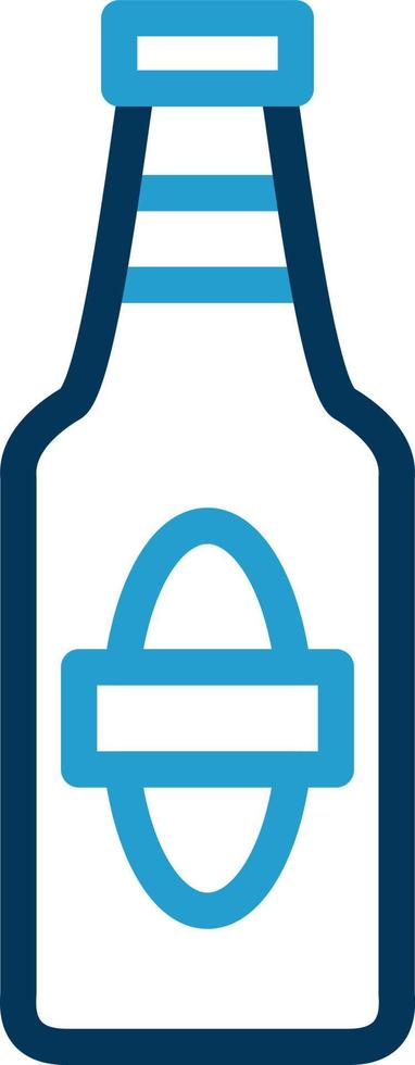 Bierflaschen-Vektor-Icon-Design vektor